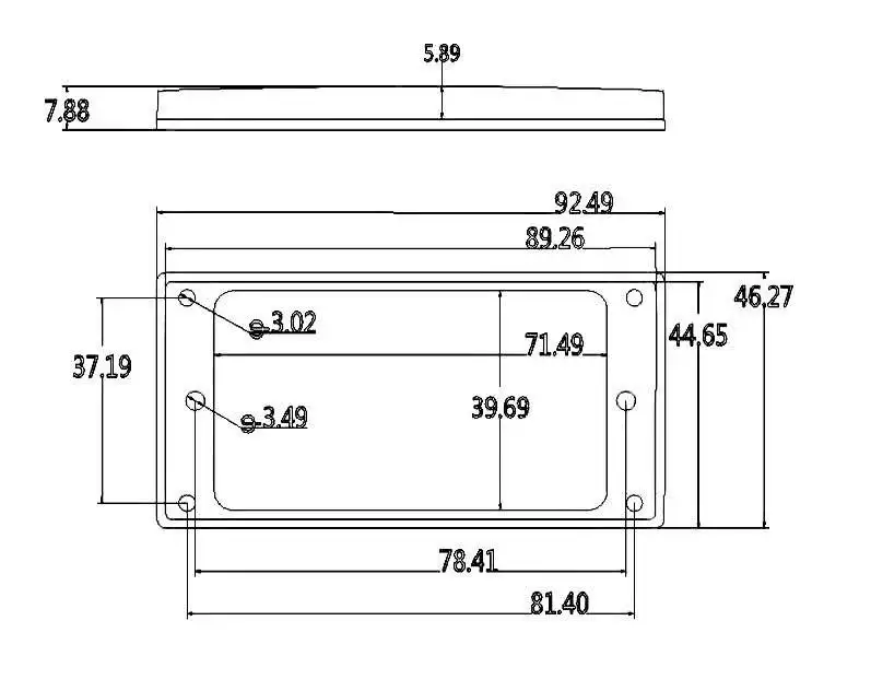 Humbucker Pickup Mounting Rings Set for Guitar 6 Humbucker Pickup Mounting Rings Set for Guitar - Image 6