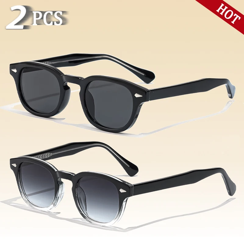Retro Circular Sunglasses Men Women UV400 22 Retro Circular Sunglasses Men Women UV400 - Image 22