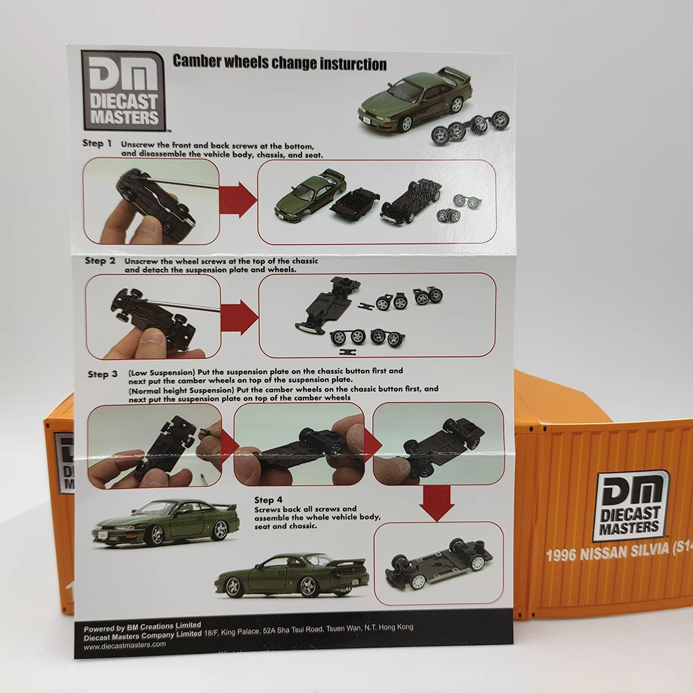 Diecast Nissan Silvia S14 Model 1:64 Scale 3 Diecast Nissan Silvia S14 Model 1:64 Scale - Image 3