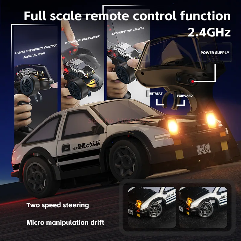 1:64 AE86 Remote Control Drift Car 5 1:64 AE86 Remote Control Drift Car - Image 5