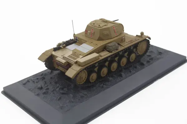Diecast 1/43 Pz.Kpfw.II Ausf.C Tank Model - Image 4