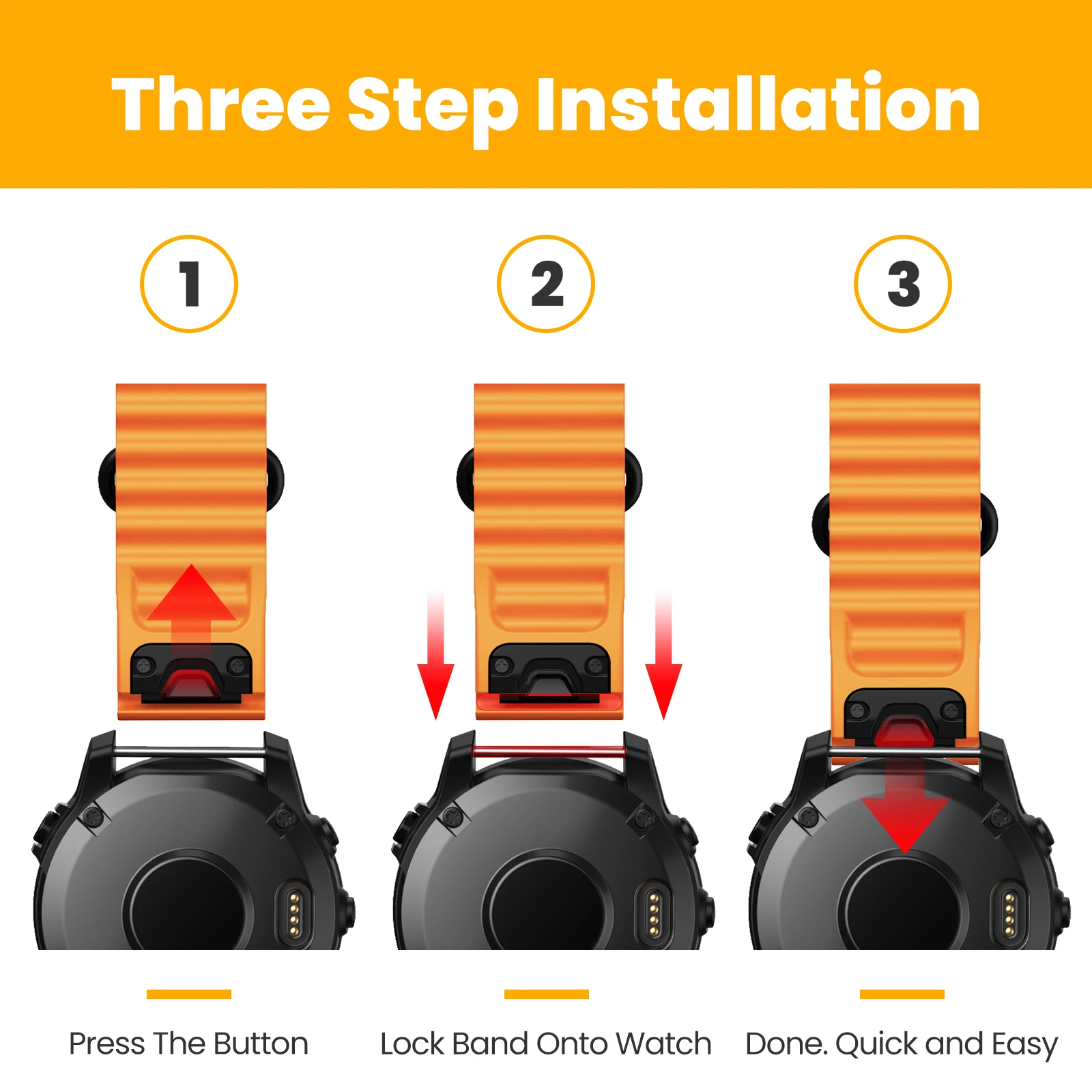 Garmin Fenix 7/6/5 Series Silicone Sports Strap 5 Garmin Fenix 7/6/5 Series Silicone Sports Strap - Image 5