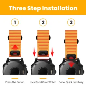 Garmin Fenix 7/6/5 QuickFit Silicone Strap 19 S291836b7d722498bbaa5868beae3770f6