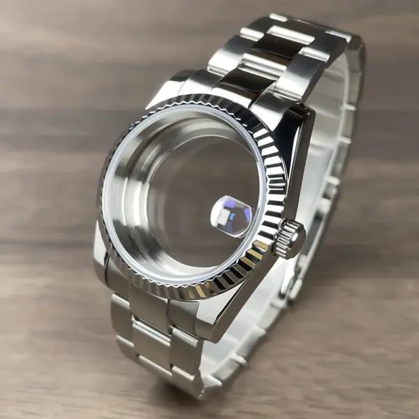 Fluted Bezel Watch Case for NH35 NH36 Movement - Image 7