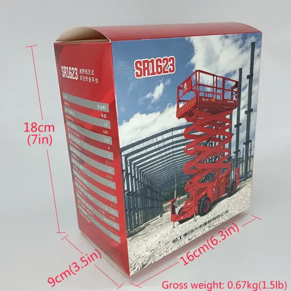 1:30 LGMG 1623 Off-road Scissor Lift Replica - Image 6