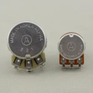 Brass Shaft Potentiometer for Electric Guitar 15 S29bfe8cb8fc0414390381ddd3704de93v