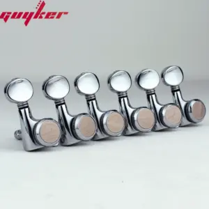 Guyker 6Pcs Chrome Guitar Locking Tuners 1:18 Ratio 10 S2a18f7f80eb74e39b0072a856327c30f6