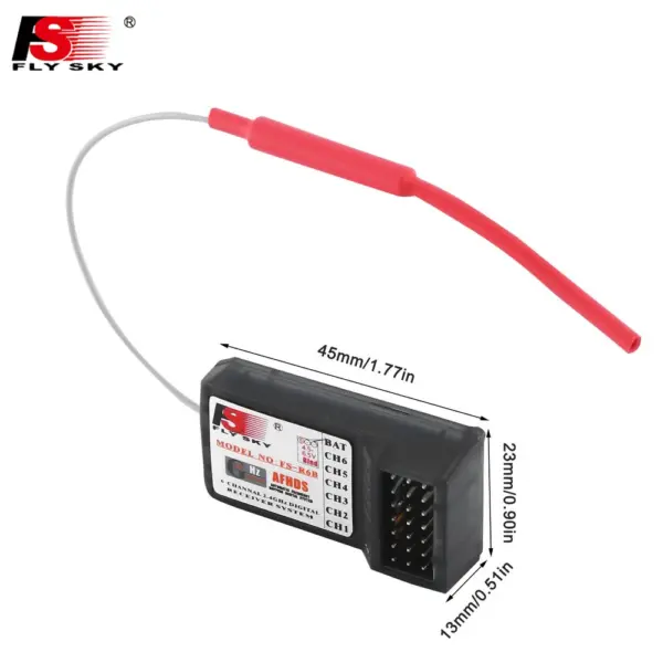 FlySky FS-R6B 6CH RC Receiver for Vehicles - Image 3