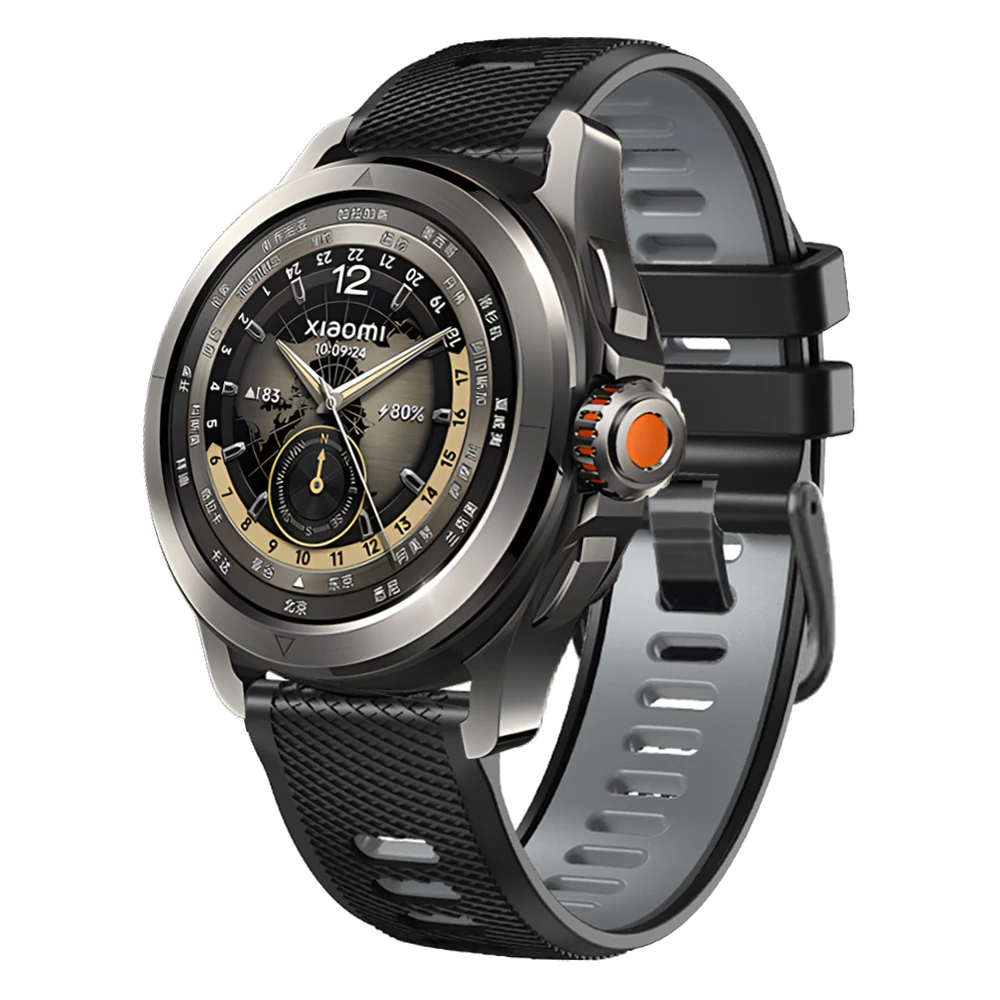 Two-Tone Silicone Strap for Xiaomi Watch S4 2 Two-Tone Silicone Strap for Xiaomi Watch S4 - Image 2