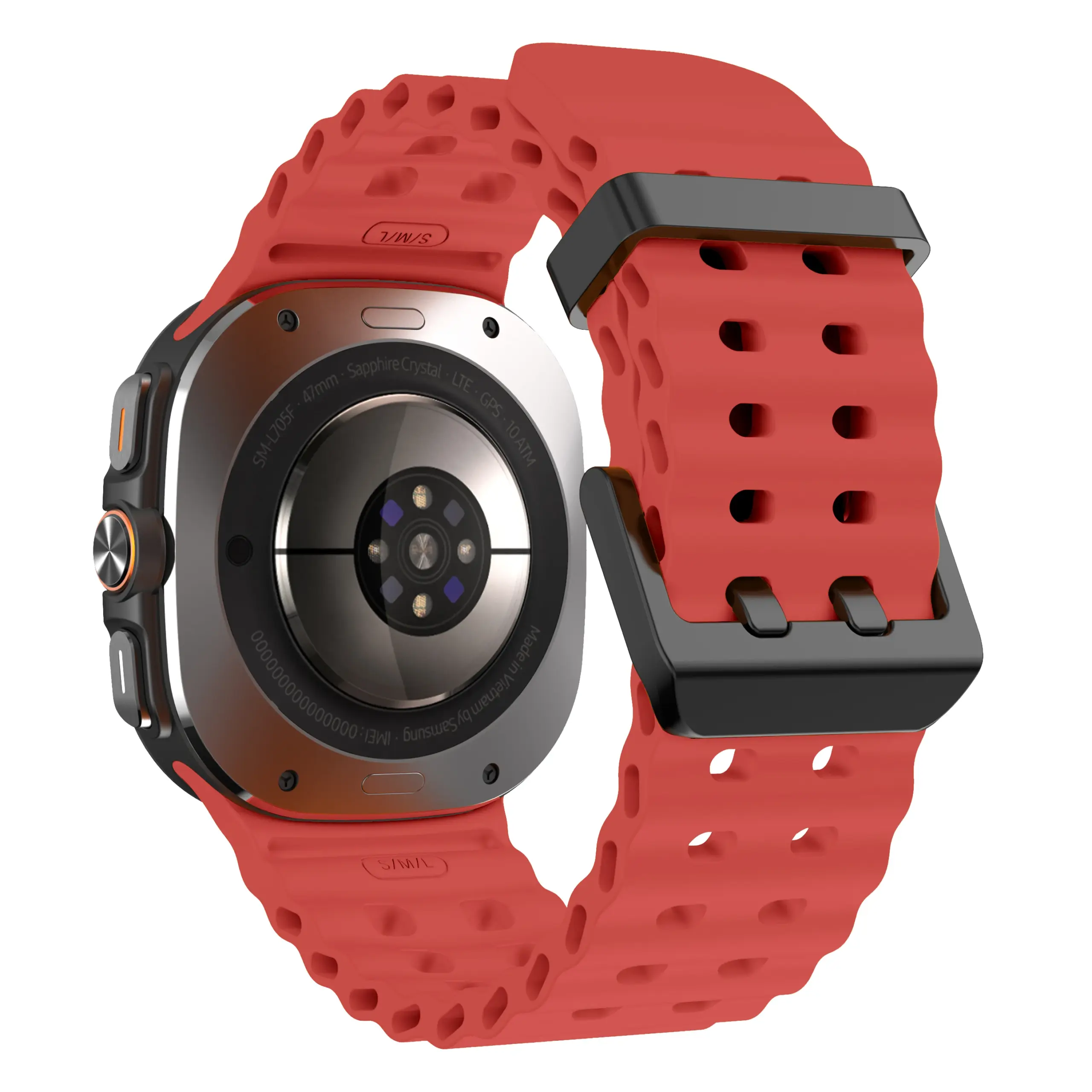 No Gaps Silicone Strap for Galaxy Watch Ultra 47mm 9 No Gaps Silicone Strap for Galaxy Watch Ultra 47mm - Image 9