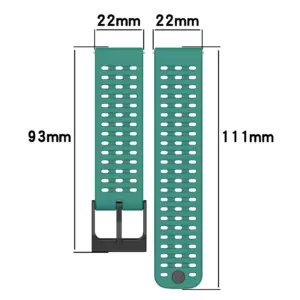22mm Silicone Watchband for Suunto Models 14 S2a84b49c1deb44fb90c32bb02b4aa0aeQ