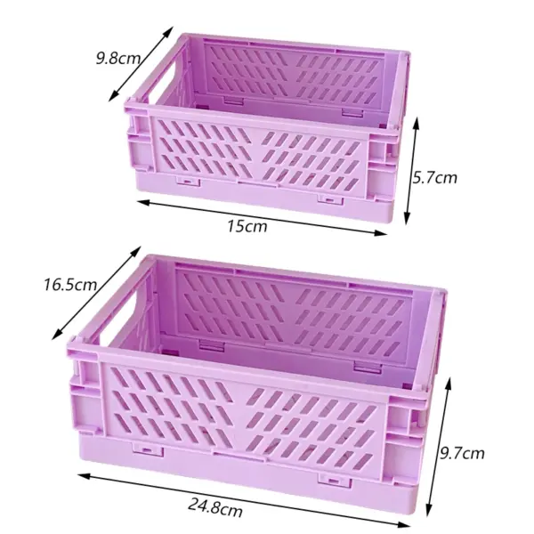 Foldable Storage Crate for Home Organization - Image 6