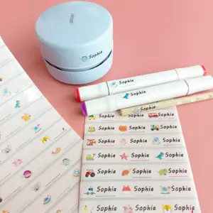 Personalized Waterproof Name Stickers 230pcs Set 15 S2b337986243f4c80b82a56f4d09f3962y