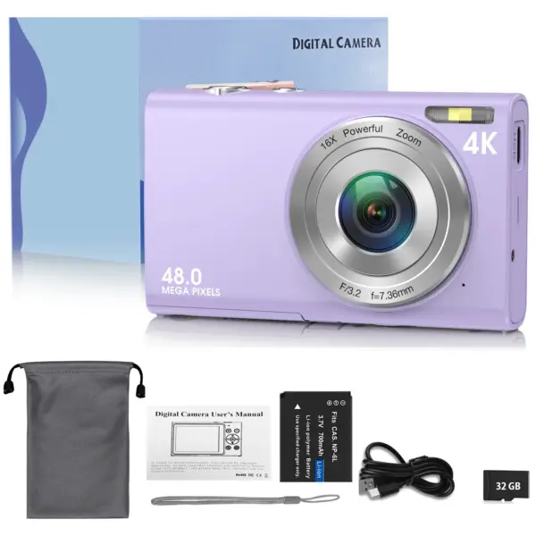 4K Digital Camera with 48MP Resolution for Enthusiasts - Image 11