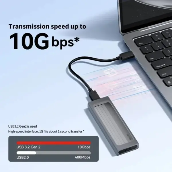 Lexar E300 M.2 SSD Enclosure USB 3.2 Type C - Image 6