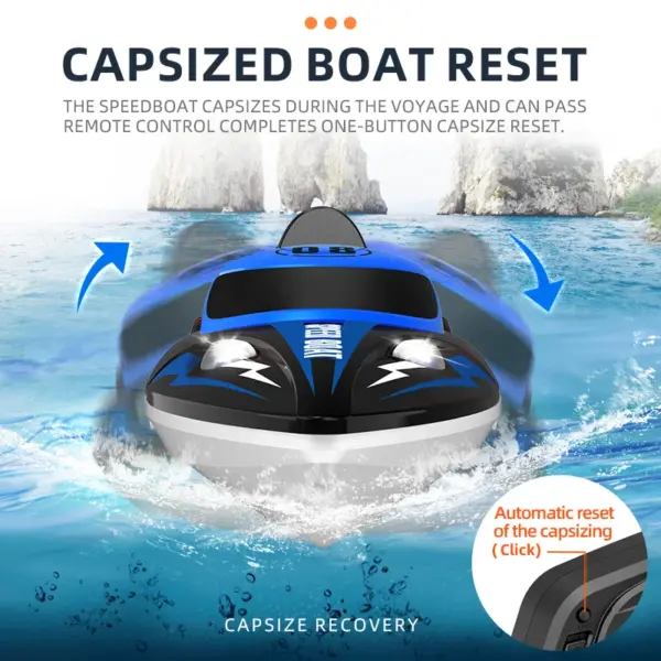 HJ808 High-Speed Remote Control Racing Boat - Image 5
