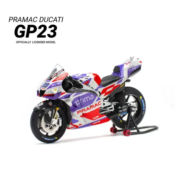 Kiloworks 1:12 Ducati Pramac GP23 Motorcycle Model - Image 12