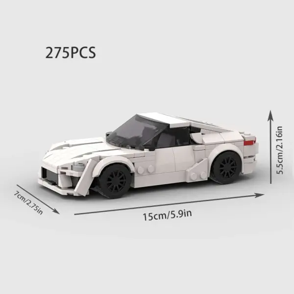 Stylized Building Block Toy Car - Image 33