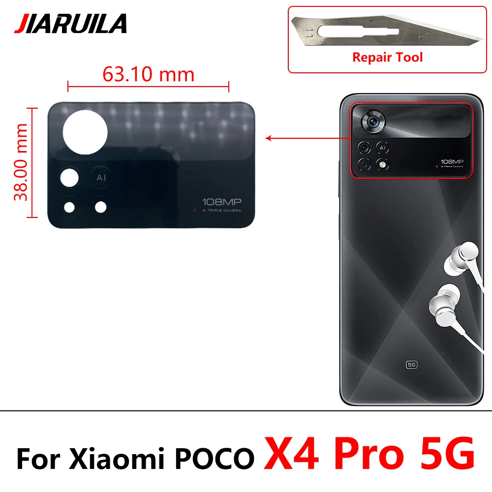 Xiaomi Poco M3 M4 Rear Camera Glass Lens 8 Xiaomi Poco M3 M4 Rear Camera Glass Lens - Image 8