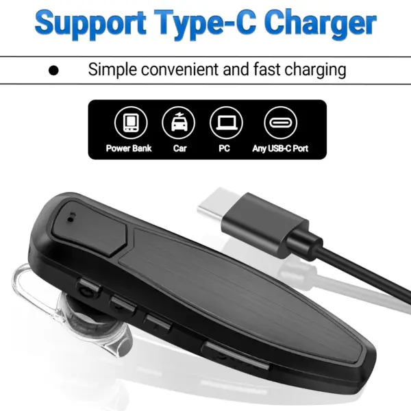 ABBREE Bluetooth Radio Earpiece for Baofeng UV Series - Image 3