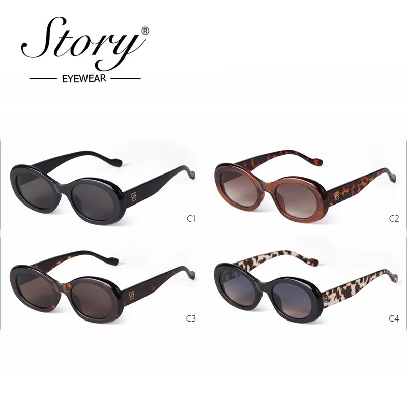 Vintage Tortoiseshell Oval Sunglasses S24111 6 Vintage Tortoiseshell Oval Sunglasses S24111 - Image 6