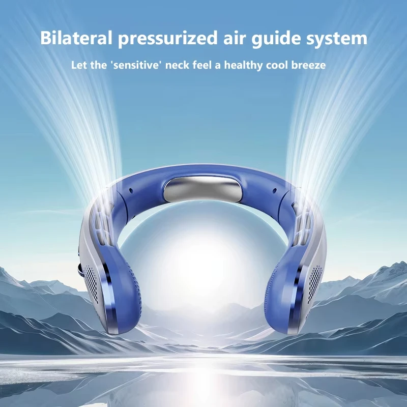 Xiaomi 8000mAh Bladeless Neck Fan USB Portable 2 Xiaomi 8000mAh Bladeless Neck Fan USB Portable - Image 2