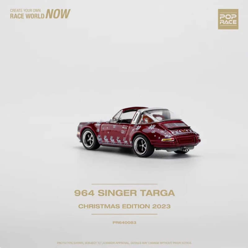 1/64 Singer Targa Christmas Diecast Model Car 3 1/64 Singer Targa Christmas Diecast Model Car - Image 3