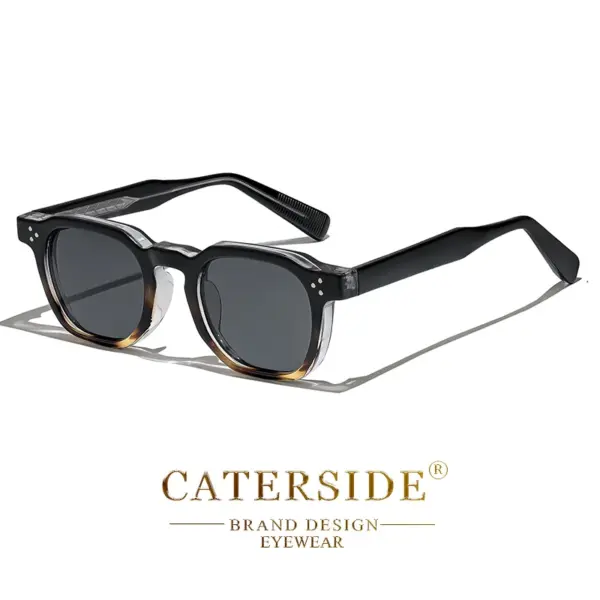 Retro Punk Square Men Sunglasses Model K39769 - Image 19