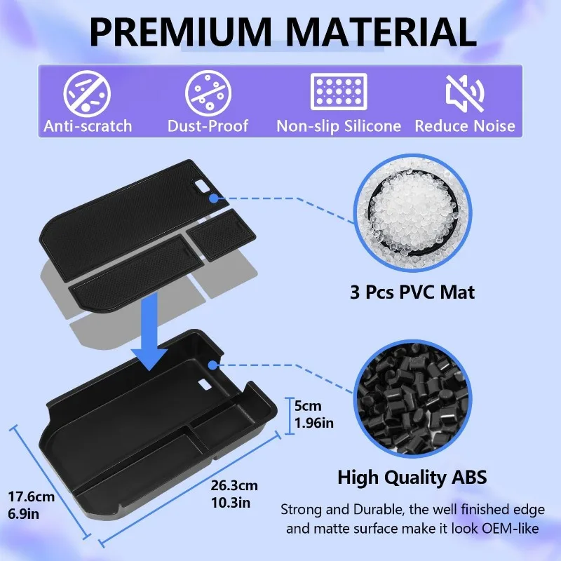 Toyota Land Cruiser Prado J250 Console Organizer 5 Toyota Land Cruiser Prado J250 Console Organizer - Image 5