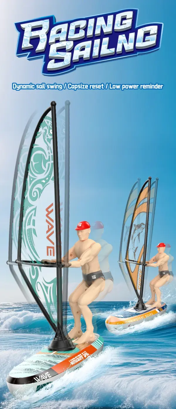 Remote Control Sailboat for Pool Play - Image 14