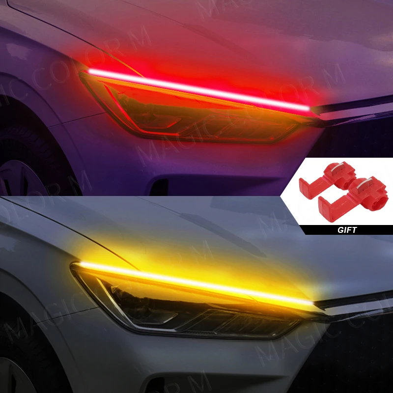2 PCS Flexible LED Daytime Running Lights 10 2 PCS Flexible LED Daytime Running Lights - Image 10