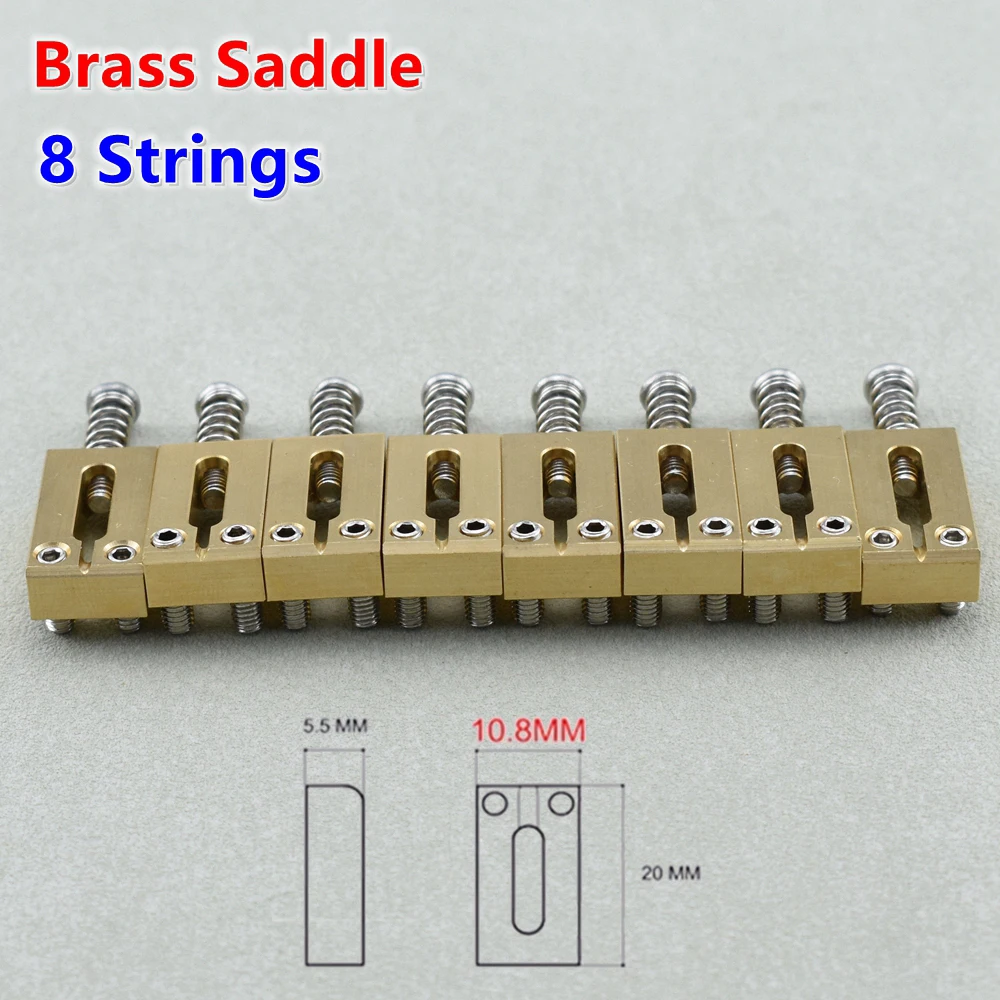 Electric Guitar Bridge Saddles Set 10.5MM/10.8MM 28 Electric Guitar Bridge Saddles Set 10.5MM/10.8MM - Image 28