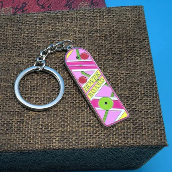 Back To The Future Marty McFly Hoverboard Keychain - Image 4