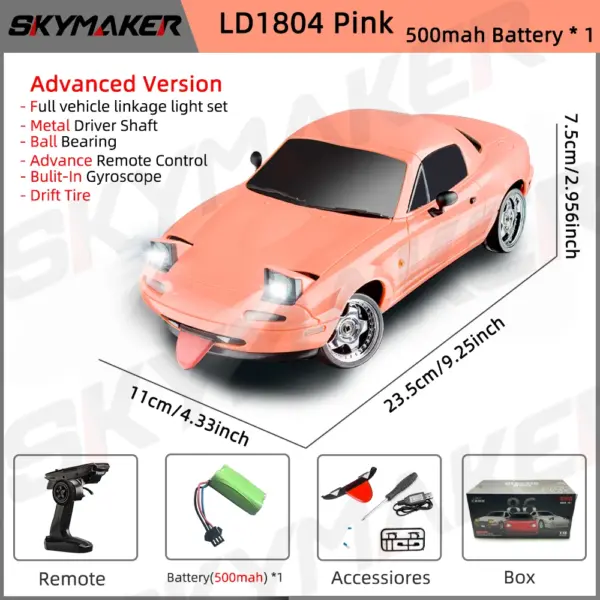 Skymaker LD1804 1/18 RC Drift Car RWD - Image 12