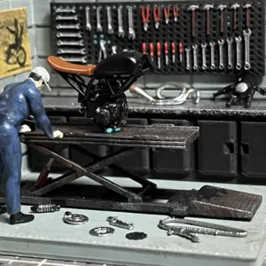 Miniature Car Garage Tool Wall Scene 1/64 Resin Model 11 S300aeb431ba0498eac7205314331ac18k