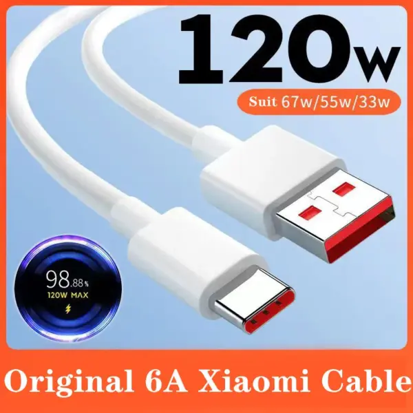 Xiaomi 67W Turbo Fast Charger EU Adapter with USB Type C Cable - Image 6