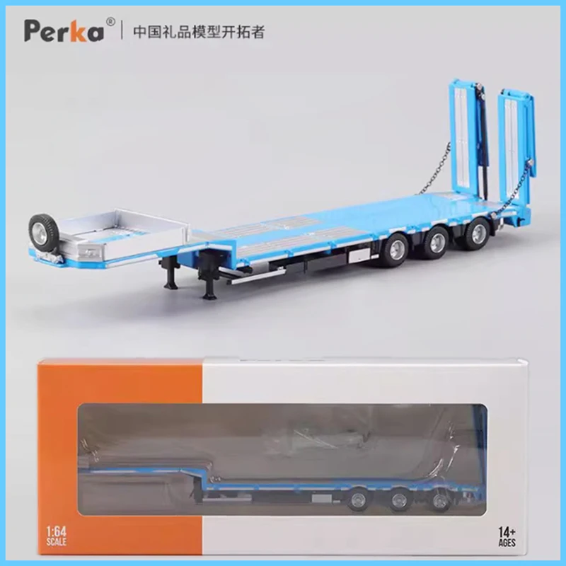 1:64 Flatbed Truck Trailer Diecast Model 5 1:64 Flatbed Truck Trailer Diecast Model - Image 5