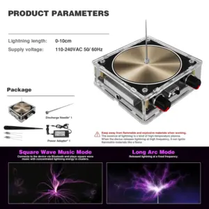 Mini Tesla Music Coil Bluetooth Arc Generator 12 S30a0628b15664d9995d85d8e67a26f4cl