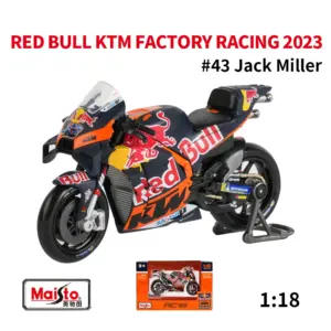 Maisto 1:18 Red Bull KTM Racing Motorcycle Model 14 S30a34d79327640e49a06976019ab9660N