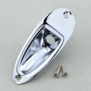 Metal Jack Plate for Strat Electric Guitar 17 S30c161d45c684071b17366503a6aa65aQ