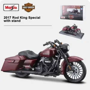 Maisto 1:18 Harley Davidson Motorcycle Diecast Model CVO Road Glide Road King Special Alloy Luxury Vehicle Ornament Kid Toy Gift