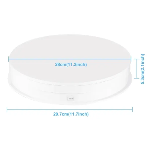 30cm Rotating Display Stand with Remote Control - Image 2