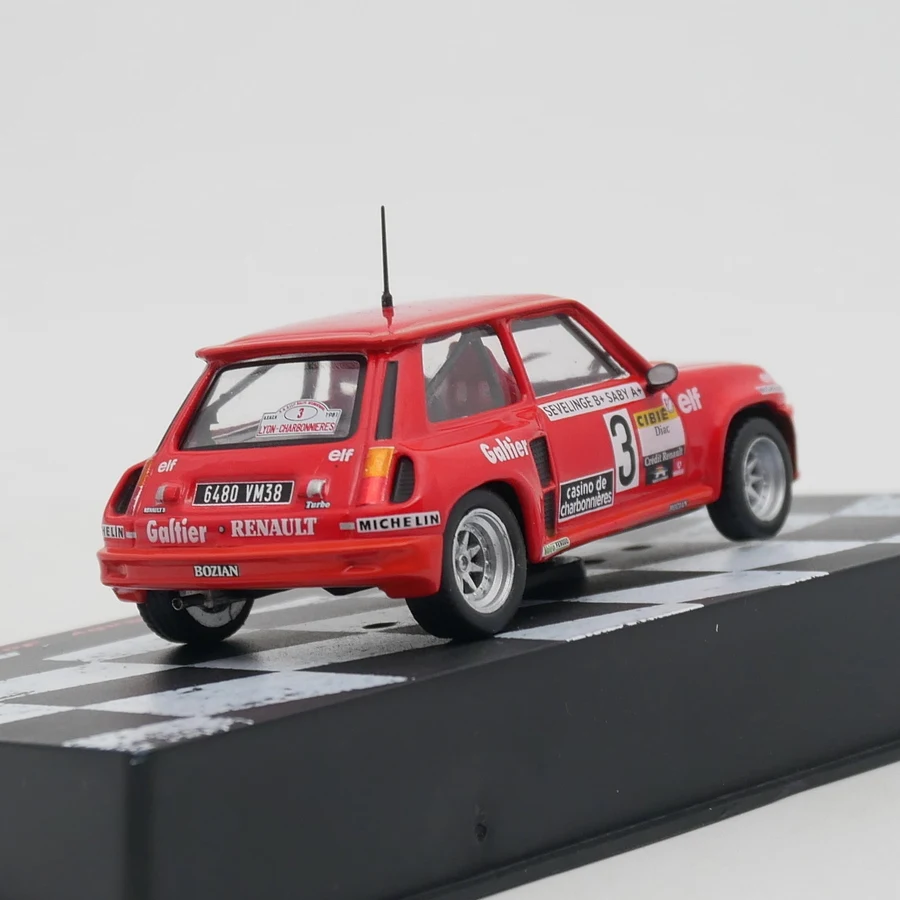 Diecast Ixo 1:43 Renault 5 Turbo Rally Model 3 Diecast Ixo 1:43 Renault 5 Turbo Rally Model - Image 3