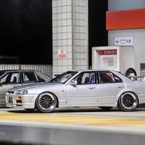 Diecast 1:64 Skyline Nissan ER34 Model Car 23 S316591c0733946b0b81b7668a16ee991s