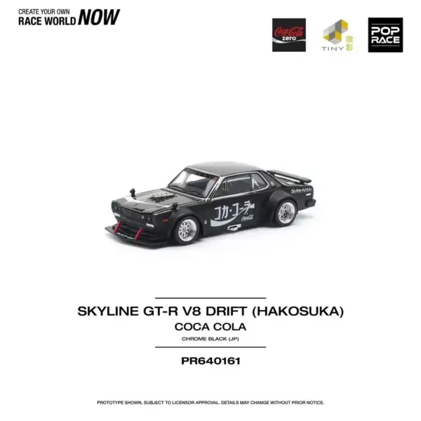 POP RACE 1:64 Skyline GT-R V8 Drift Miniature Car - Image 22
