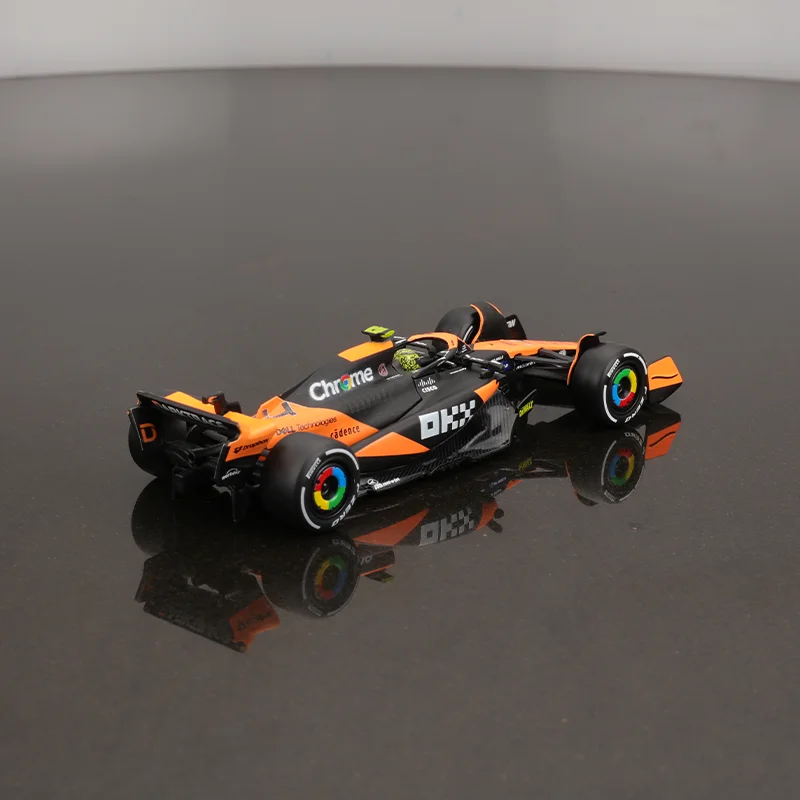 Bburago 1:24 McLaren Mcl38 Miami Diecast Model 6 Bburago 1:24 McLaren Mcl38 Miami Diecast Model - Image 6