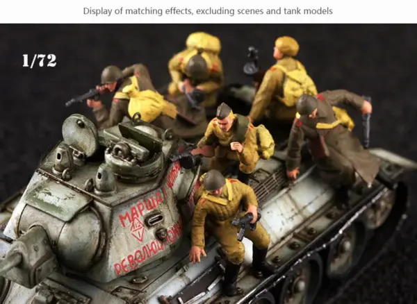 1/72 Soviet Combat Assault Team Miniatures Set - Image 4