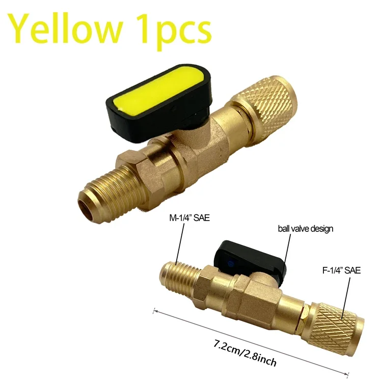Refrigerant Ball Valve Adapter 1/4 inches SAE 11 Refrigerant Ball Valve Adapter 1/4 inches SAE - Image 11