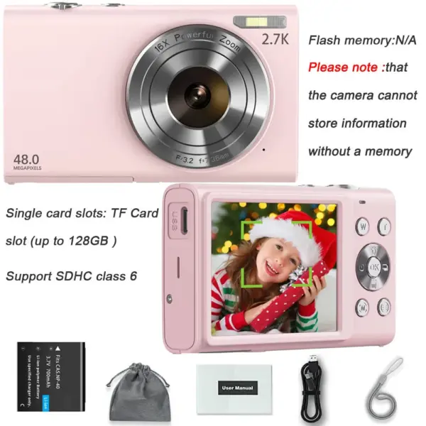 4K Digital Camera with 48MP Resolution for Enthusiasts - Image 13