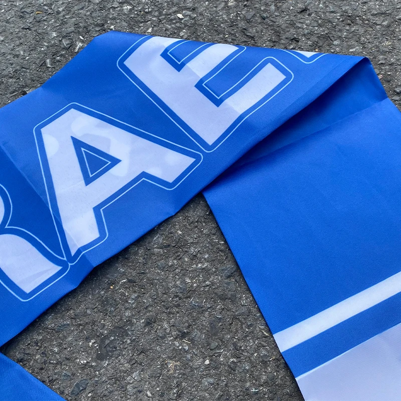 Custom Israel Football Fan Scarf 15x150cm 3 Custom Israel Football Fan Scarf 15x150cm - Image 3